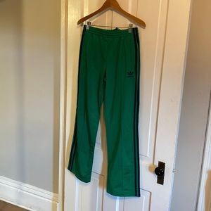 Vintage green and blue adidas joggers. Super cute!!